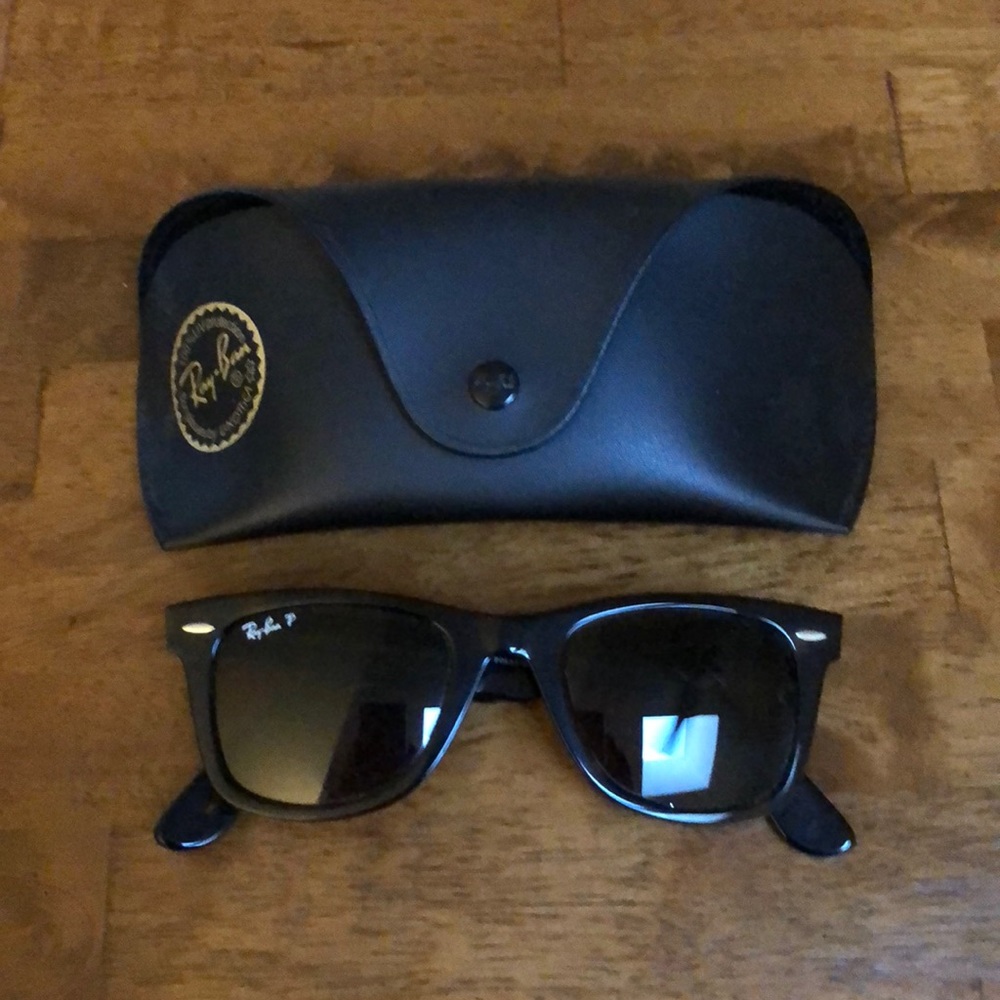 ray-ban polarized wayfarer sunglasses